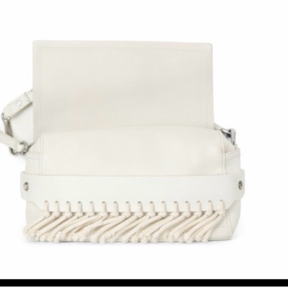 3.1 Phillip Lim Bianca Small Fringe Crossbody – Off White Leather - Picture 7 of 16